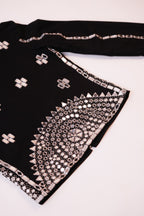 mirrorwork denim jacket
