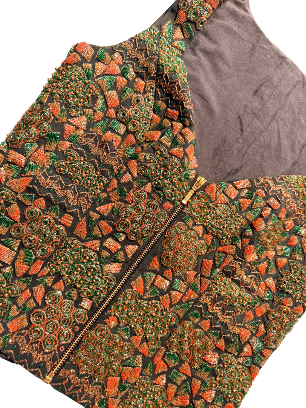 Tiranga Lowkey Corset Zip Up - but not really cause no white :(