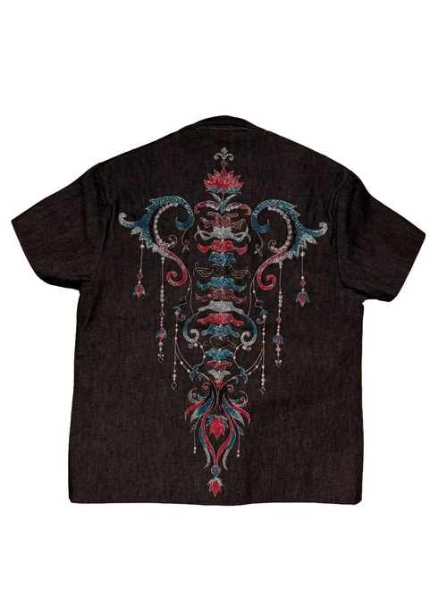 angel wala denim tshirt