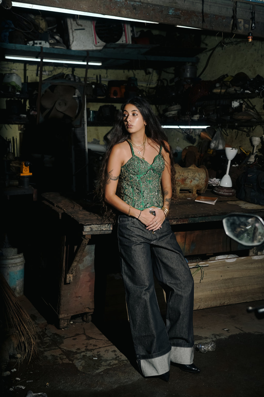 Diya Emerald Corset