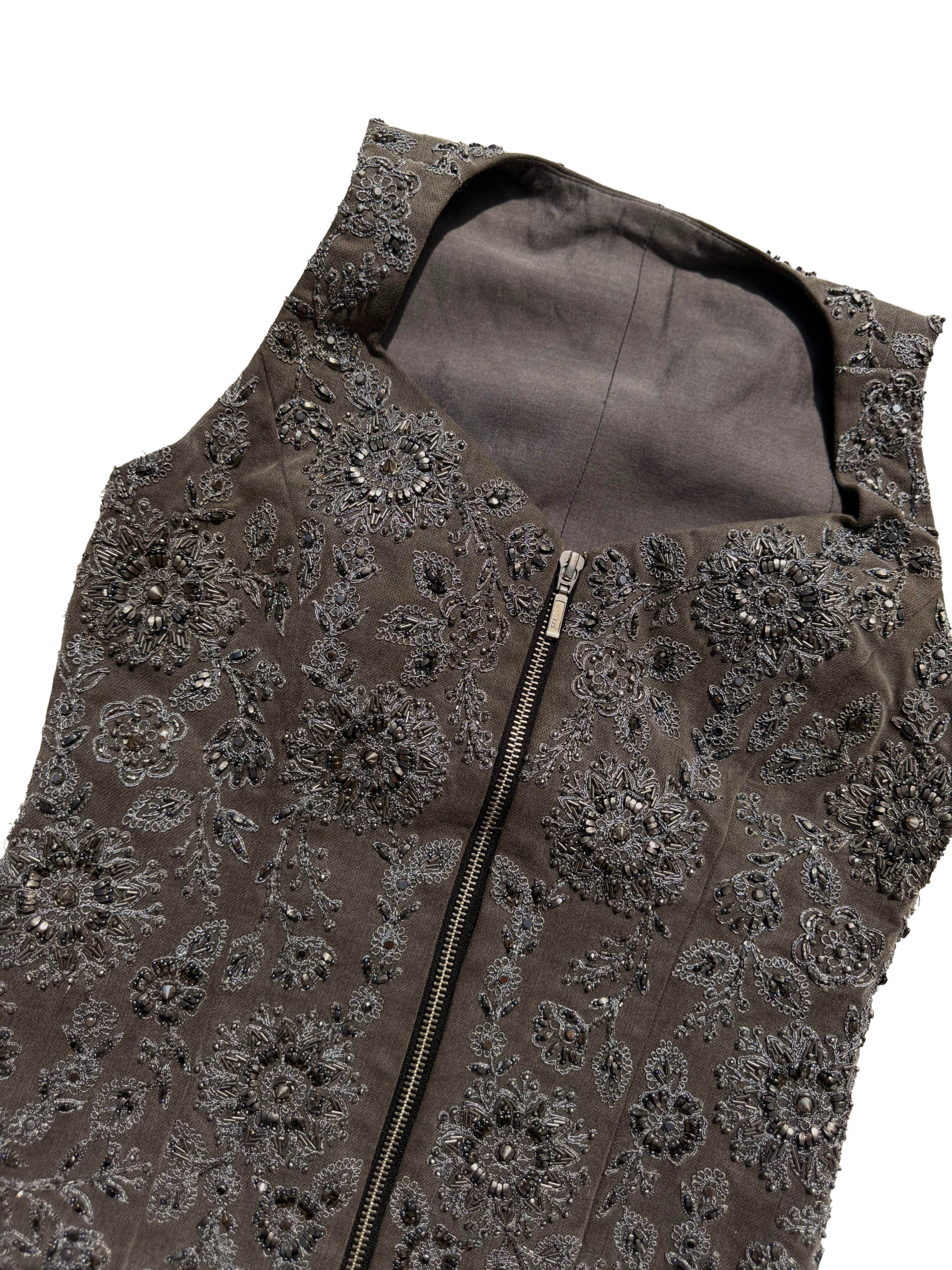 another corset this one's grey