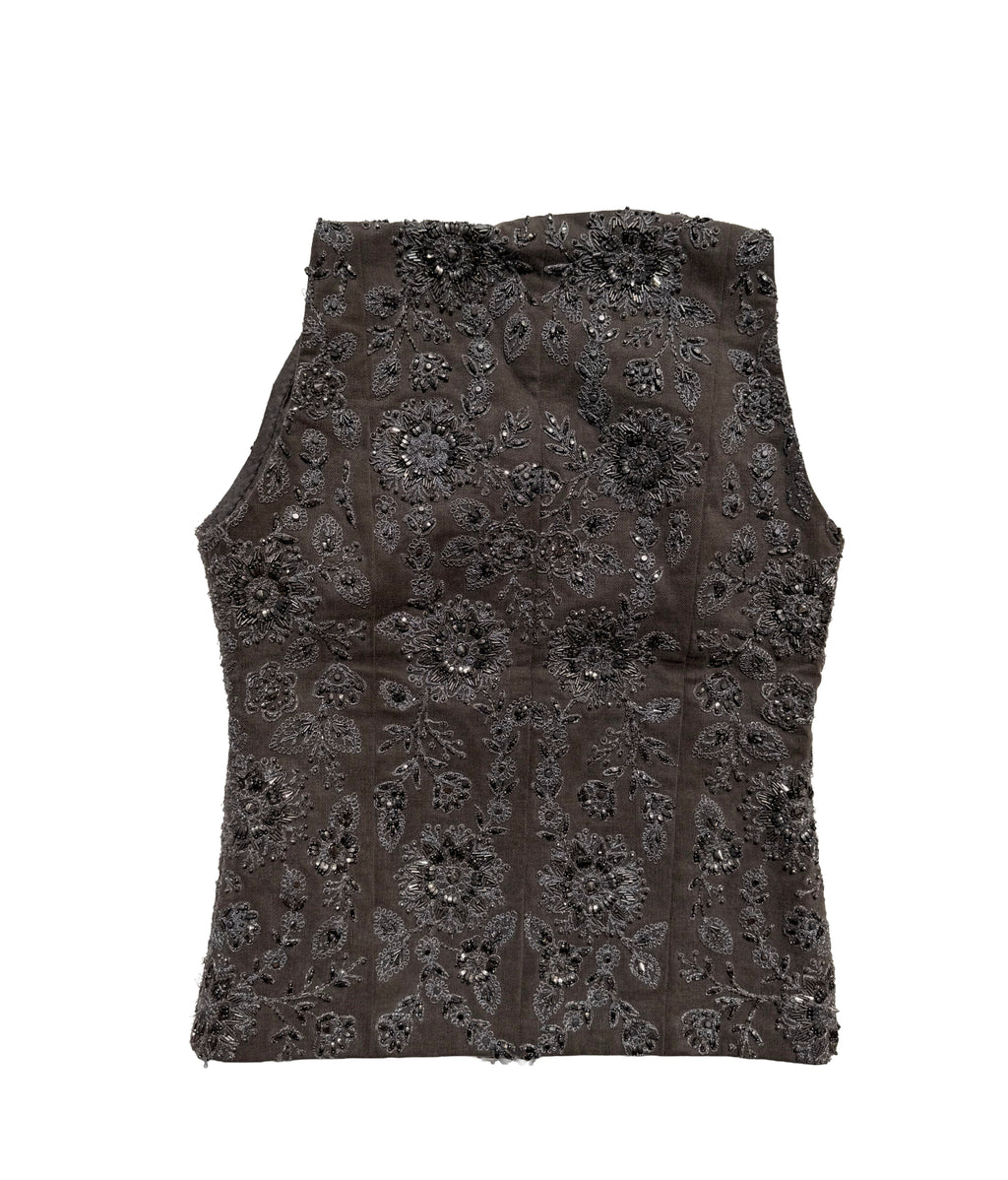 another corset this one's grey