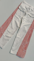 pink & white cutie jeans