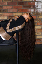 gold zari x denim sports jacket