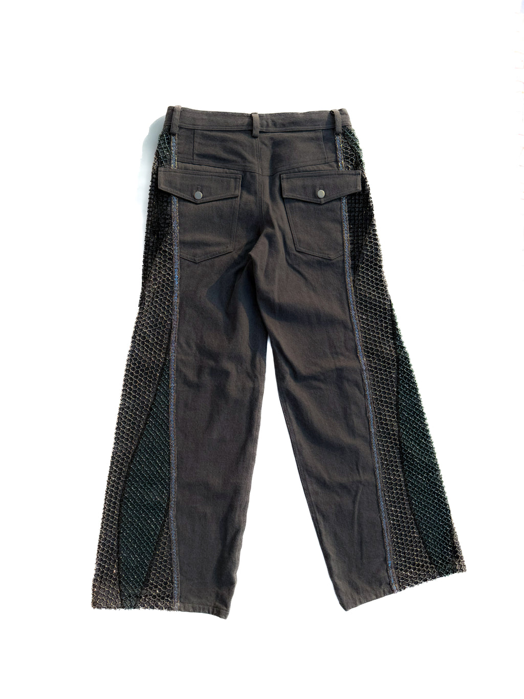 katdana fishing net jeans