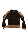 gold zari x denim sports jacket