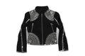 mirrorwork denim jacket