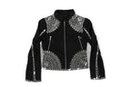 mirrorwork denim jacket