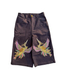 diya bicep pakshi tattoo shorts