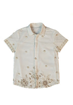 pretty embroidery button up