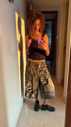 बिंदास camo aari jorts