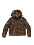 limited edition zardozi x denim zip up