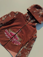 diya denim zip up